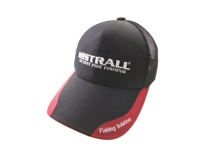 Mistrall kšiltovka černočervená