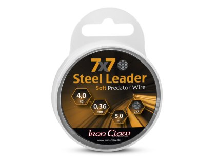 Iron Claw ocelové lanko 7x7, 18 kg