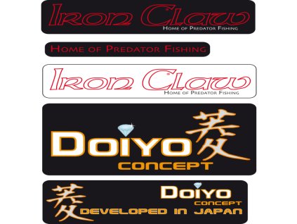 Iron Claw a Doiyo samolepky
