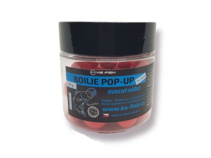 KS Fish Boilie Pop-up 14mm ovocný nářez