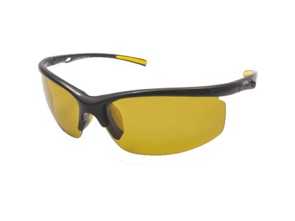 Mistrall brýle polarizační žluté s černými půl obroučky