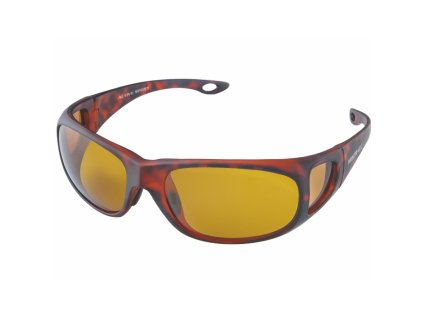 Mistrall polarizační brýle žluté s černo červenými obroučky
