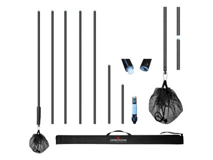 Daemons sklopná tyčová bójka 05 s RGBS led elektronikou (červená, zelená, modrá), sensorem a vypínačem