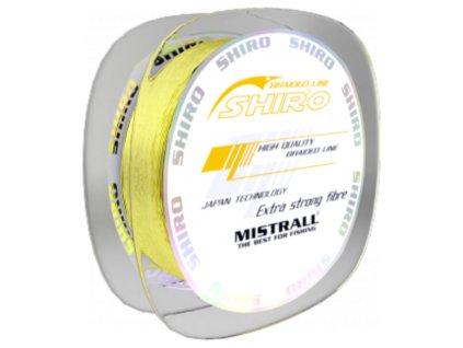 Mistrall šňůra Shiro braided line fluo 0,36mm 200m