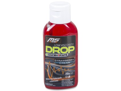 MS Range hustý dip Drop flavour strawberry cream