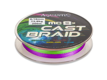 Aquantic šňůra MC-8x Cast Braid 0,11mm 200m