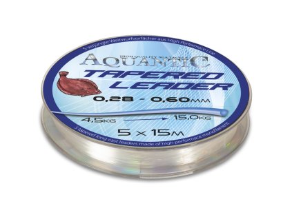 Aquantic ujímaný návazec Tapered leader 0,28-0,60mm 5x15m