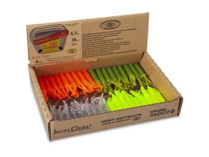 Iron Claw gumová nástraha Tube 6,5cm 36ks mix 2