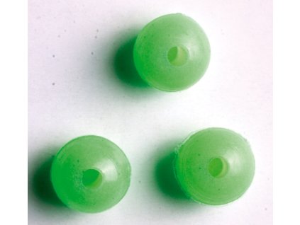 Aquantic korálky Fluo Beads zelená 4 mm 20 ks