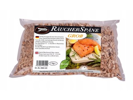 Saenger bukové piliny na uzení Räuchermehl velmi hrubé 1kg