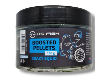 KS Fish Boosted Pellets 120g Crazy squid
