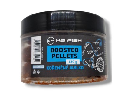 KS Fish Boosted Pellets 120g Kořeněné jablko