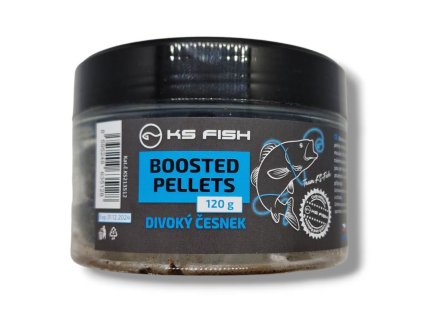 KS Fish Boosted Pellets 120g Divoký česnek