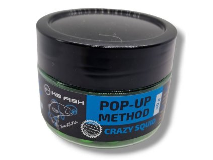 KS Fish Boilie Pop-up method 40g 10mm Crazy squid