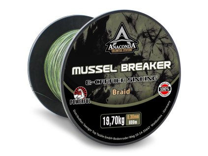 Anaconda šňůra X8 Carrier mussel breaker 0,30mm 600m