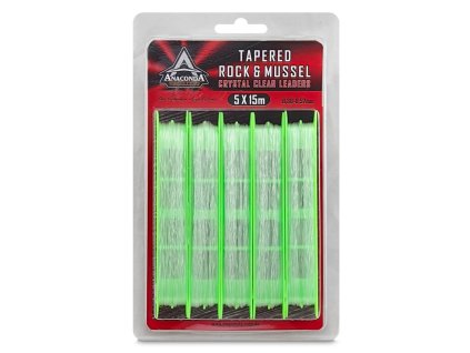 Anaconda ujímaný šokový vlasec 0,30-0,57mm 5x15m invisible clear