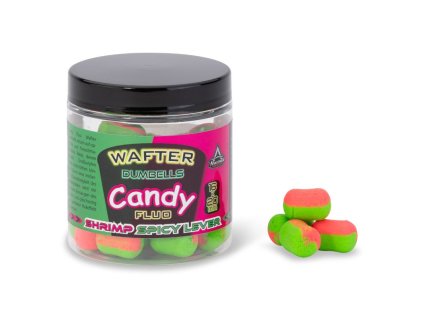 Anaconda wafter dumbells Candy fluo spicy lever-shrimp 16x20mm 90g