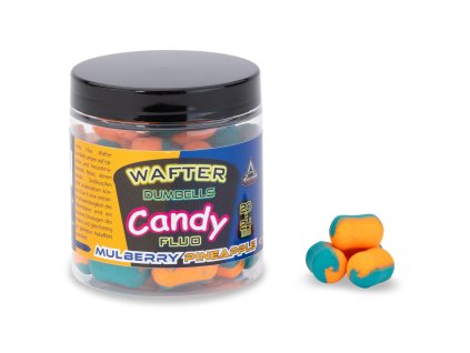Anaconda wafter dumbells Candy fluo pineapple-mulberry 16x20mm 90g