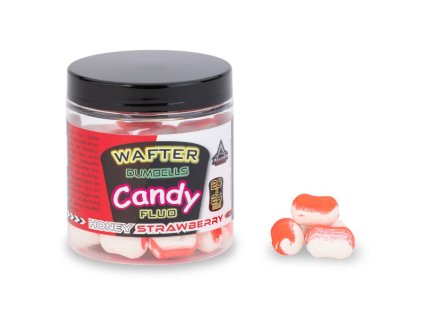 Anaconda wafter dumbells Candy fluo strawberry-honey 16x20mm 90g