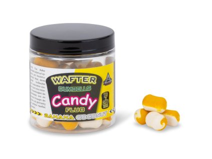 Anaconda wafter dumbells Candy fluo coconut-banana 20x24mm 90g