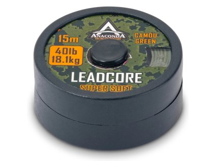 Anaconda olověnka Super Soft Leadcore 60lb 5m zelená