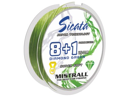 Mistrall šňůra Sicata JGS X8+1 0,06mm 150m
