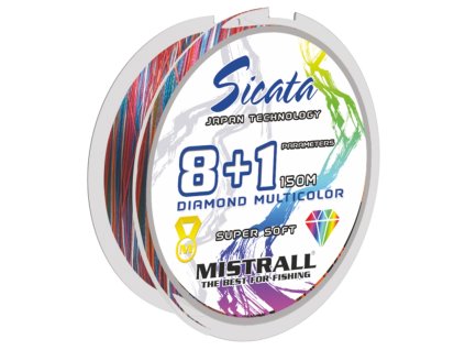 Mistrall šňůra Sicata JGS X8+1 0,16mm 150m
