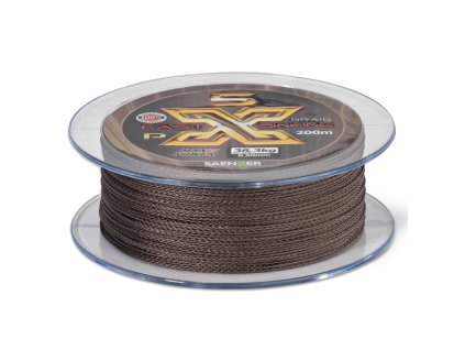 Saenger šňůra PX5 Fast Sinking Braid 0,23mm 16,1kg 200m Brown