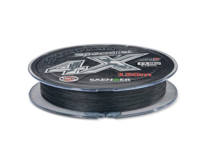 Saenger šňůra Specialist Spin Braid 4X 0,10mm 7,9kg 150m Black