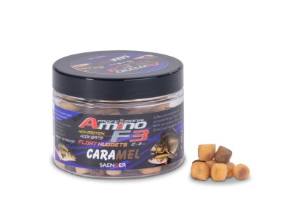 Saenger plovoucí nugetky Amino F-3 8x6mm Karamel 50g