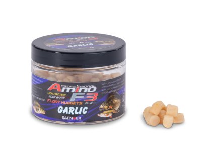 Saenger plovoucí nugetky Amino F-3 8x6mm Česnek 50g