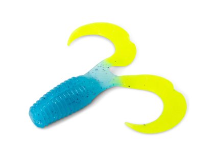 Iron Claw nástraha Curly One Blue Chartreuse 12cm