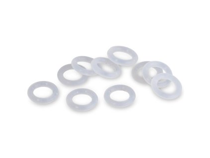 Doiyo gumové kroužky Neko & Wacky Rig Rings Clear 20ks