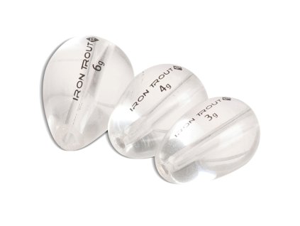 Iron Trout olovo T-Drop Ghost hmotnost 6g 1ks