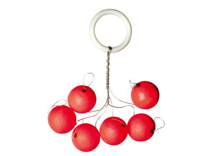 Iron Trout plovák Leuchtpilot kulatý červený 10mm