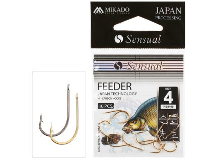 HÁČEK - SENSUAL - FEEDER 9109 VEL. 6 BN - 10 ks