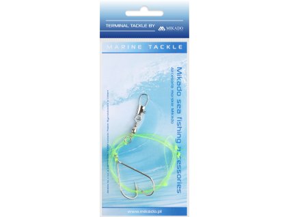 MOŘSKÝ NÁVAZEC - SIMPLE BOOM RIG 0.60mm - HÁČEK: 1/0 - 1 ks