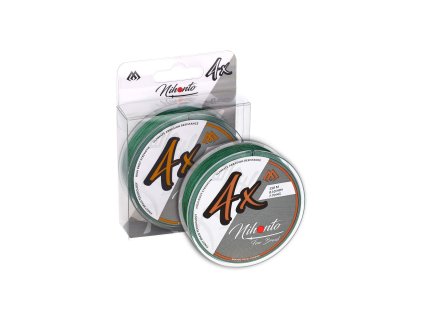 PLETENÁ ŠŇŮRA - NIHONTO FINE BRAID - 0.10mm/7.7kg/150m - ZELENÁ - 1 cívka