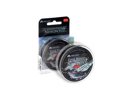 PLETENÁ ŠŇŮRA - NIHONTO FINE BRAID - 0.16mm/12.5kg/15m - ČERNÁ - 1 cívka