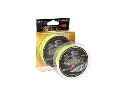 PLETENÁ ŠŇŮRA - NIHONTO OCTA BRAID - 0.20mm/18.1kg/150m - FLUO - 1 cívka