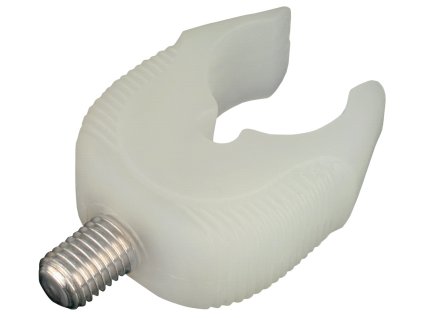 KONCOVKA STOJANU - RR21 - GUMOVÁ FLUORESCENT - VEL. L - BÍLÁ - 1 ks