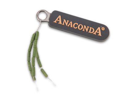 Anaconda wolframové olovo Rig Weights zelená 2,1 mm 15 ks