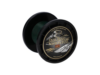 PLETENÁ ŠŇŮRA - NIHONTO OCTA BRAID - 0.26mm/22.6kg/900m - ZELENÁ - 1 cívka