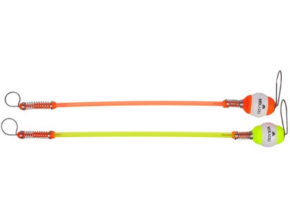 SIGNALIZÁTOR - HANGER S POLYSTYRENEM A HADIČKOU 25cm VEL. M - ČERVENÉ A ŽLUTÉ - 10 ks