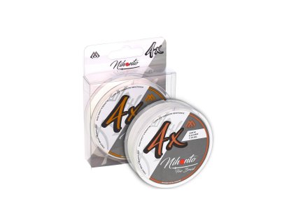 PLETENÁ ŠŇŮRA - NIHONTO FINE BRAID - 0.40mm/34.9kg/150m - BÍLÁ - 1 cívka