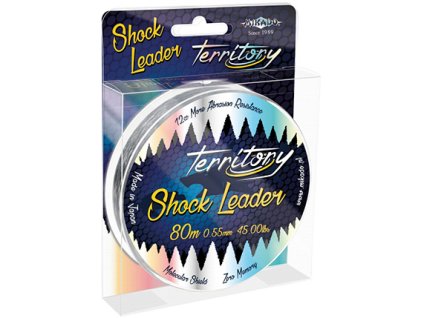 ŠOKOVÝ VLASEC - TERRITORY SHOCK LEADER 45lbs/0.55mm/80m - BÍLÝ - 1 cívka