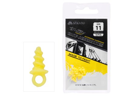 VRUT - NA BOILLIES PLAST - 11mm - ŽLUTÝ - 10 ks