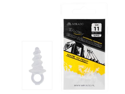 VRUT - NA BOILLIES PLAST - 11mm - BÍLÝ - 10 ks