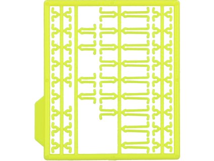 ZARÁŽKY - PRODLOUŽENÍ VLASCE - ŽLUTÁ - 2 ks