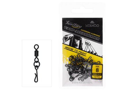 OBRATLÍK - S KROUŽKEM RYCHLOVÝMĚNNÝ VEL. 8 - 10 ks